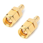 2 PCS SMA Male to SMA Male DAB Digital Radio Antenna Connector, SMA Male to Male