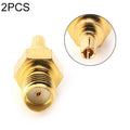 2 PCS SMA Female to CRC9 Male RF Coaxial Connector, SMA Female to CRC9 Male