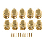 20 PCS SMA-JB3 RF Connector SMA Male Inner Screw & Pin Solder Semi-Rigid, SMA-JB3