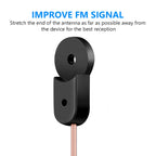 2m FM Dipole Antenna Female Plug Connector Stereo Audio Radio Receiver, FM Dipole Antenna