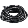 18m PE Spiral Pipes Wire Winding Organizer Tidy Tube, Nominal Diameter: 4mm, 4mm / 18m Length