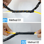 18m PE Spiral Pipes Wire Winding Organizer Tidy Tube, Nominal Diameter: 4mm, 4mm / 18m Length