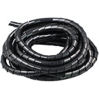 7m PE Spiral Pipes Wire Winding Organizer Tidy Tube, Nominal Diameter: 12mm, 12mm / 7m Length, 12mm  / 7m Length