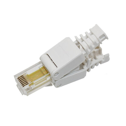 Tool-free Crimping RJ-45 Connector Modular Plug, Short Version Cat5e, Cat5e