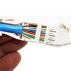 Tool-free Crimping RJ-45 Connector Modular Plug, Short Version UTP Cat6, Cat6