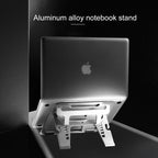 COOLCOLD U2S Portable Foldable Hollow Double Triangle Height Adjustable Aluminum Alloy Bracket for Laptop, COOLCOLD U2S