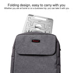COOLCOLD U2S Portable Foldable Hollow Double Triangle Height Adjustable Aluminum Alloy Bracket for Laptop, COOLCOLD U2S