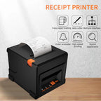ZJ-8360 USB Auto-cutter 80mm Thermal Receipt Printer, ZJ-8360 USB
