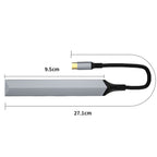 V252 4 in 1 USB-C / Type-C to USB Docking Station HUB Adapter, V252