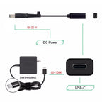 DP USB-C / Type-C to 7.4 x 0.6mm Power Adapter Charger Cable for HP, 2.4 x 0.6mm