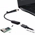 DP USB-C / Type-C to 7.4 x 0.6mm Power Adapter Charger Cable for HP, 2.4 x 0.6mm