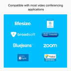Logitech CC2000E Small Groups HD 1080P Video Conference Webcam Camera with Microphone, EU Plug