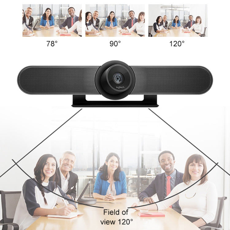 Logitech CC4000e 12.0 Million Pixels 120 Degrees Wide-angle 4K Conference Camera, EU Plug