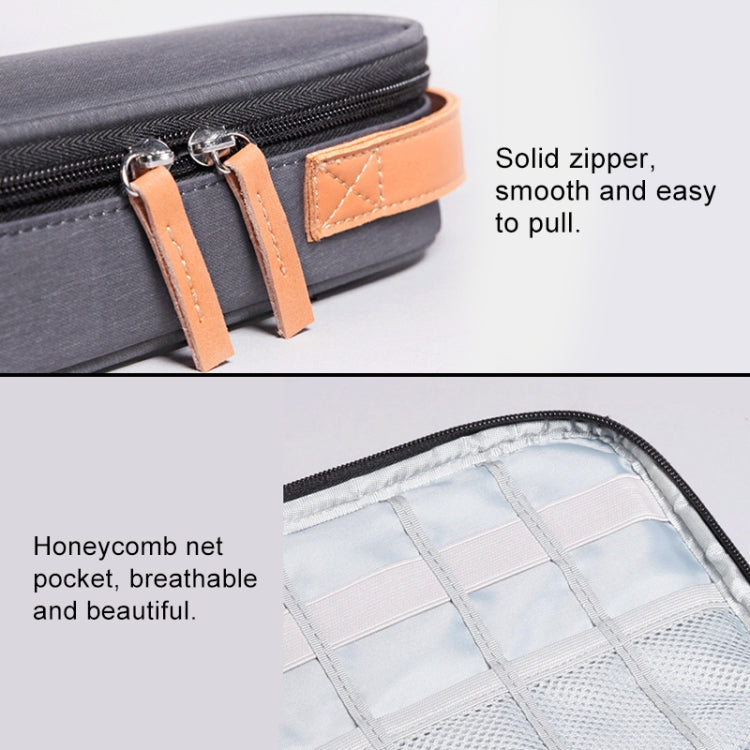 Multi-function Headphone Charger Data Cable Storage Bag, Ultra Fiber Portable Power Pack, Size: S, 11x5.5x18cm, S
