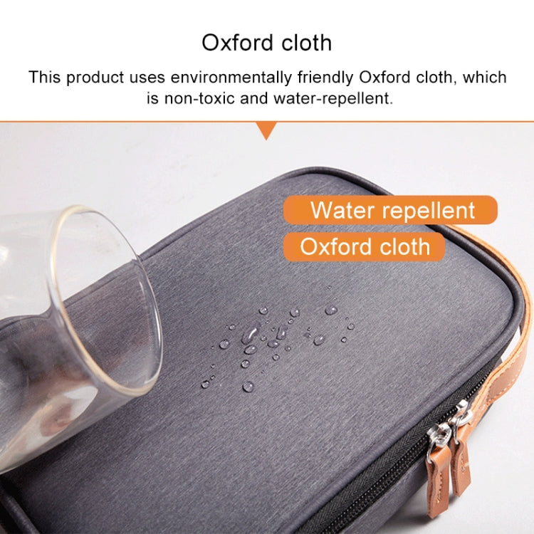 Multi-function Headphone Charger Data Cable Storage Bag, Ultra Fiber Portable Power Pack, Size: S, 11x5.5x18cm, S