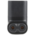 C7 to C8 Elbow AC Power Plug Adapter Converter Socket, C7 to C8 Elbow