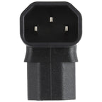 C13 to C14 Elbow (Up) AC Power Plug Adapter Converter Socket, C13 to C14 Elbow Up