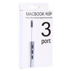 Aluminum Shell 3 USB3.0 Ports HUB + USB-C / Type-C Gigabit Ethernet Adapter, USB Type-C 1000Mbps