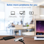Aluminum Shell 3 USB3.0 Ports HUB + USB-C / Type-C Gigabit Ethernet Adapter, USB Type-C 1000Mbps