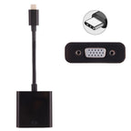USB-C / Type-C 3.1 Male to VGA female Adapter Cable for MacBook 12 inch, Chromebook Pixel 2015, Nokia N1 Tablet PC, Length: About 10cm
