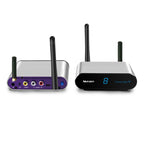 Measy AV240 2.4GHz Wireless Audio / Video Transmitter and Receiver with Infrared Return Function, Transmission Distance: 400m, AV240 Silver