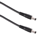 1m 5.5mm x 2.1mm to 5.5mm x 2.1mm Power Converter Cable, 5.5mm x 2.1mm Male (Length: 1m)