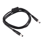 1m 5.5mm x 2.1mm to 5.5mm x 2.1mm Power Converter Cable, 5.5mm x 2.1mm Male (Length: 1m)