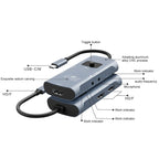 Z54A HDMI Output + 2 x HDMI Input + Mic + Audio to Type-C Video Capture Switcher with Loop, Z54A