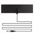 25 Miles Range 28dBi High Gain Amplified Digital HDTV Indoor Outdoor TV Antenna with 3.7m Coaxial Cable & IEC Adapter, 25 Miles 28dBi
