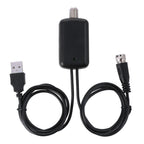 USB Connector Signal Booster Amplifier + IEC Converter Head, USB 50 Miles 25dBi