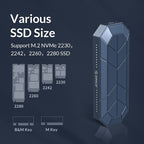 ORICO M2VG01-C3 RGB M.2 NVMe SSD Enclosure, M2VG01-C3