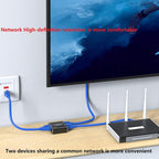 KC-E102 1000M LAN 1 to 2 RJ45 Splitter Adapter Ethernet Network Female Connector, KC-E102