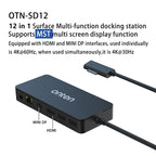 Onten SD12 For Microsoft Surface 12 in 1 Multi-function Docking Station, SD12