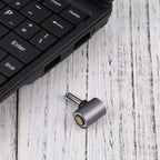 DC Plug Male to Magnetic DC Round Head Free Plug Charging Adapter for HP, DC Male to Magnetic Head
