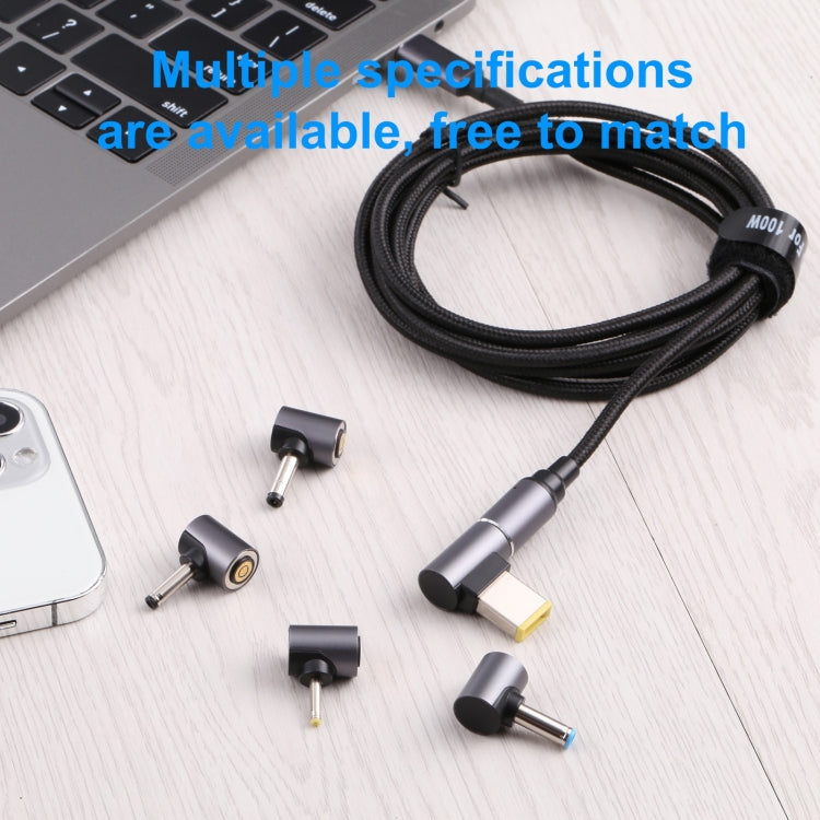 4.0 x 1.7mm to Magnetic DC Round Head Free Plug Charging Adapter, 4.0 x 1.7mm to Magnetic Head(Black)