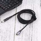 5.5 x 2.1mm Male to 8 Pin Magnetic DC Round Head Free Plug Charging Adapter Cable, 5.5 x 2.1mm to Magnetic Head