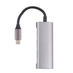 T-811 4 in 1 USB-C / Type-C to 3 USB 3.0 + USB-C / Type-C Ports HUB Docking Station, T-811