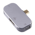 3 in 1 USB-C / Type-C Male to Dual USB-C / Type-C + 4K 60Hz HDMI Female Adapter, Dual USB-C / Type-C + HDMI