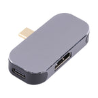 3 in 1 USB-C / Type-C Male to USB-C / Type-C Charging + USB + 4K 60Hz HDMI Female Adapter, USB-C / Type-C + USB + HDMI