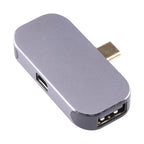 3 in 1 USB-C / Type-C Male to USB-C / Type-C Charging + USB + Mini DP Female Adapter, USB-C / Type-C + USB + Mini DP
