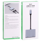 2 in 1 USB-C / Type-C to 2 x HDTV Ports HUB Adapter, 2 in 1