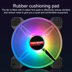 COOLMOON CM-JD1 Jade Ring RGB Case Cooler, CM-JD1
