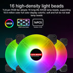 COOLMOON CM-JD1 Jade Ring RGB Case Cooler, CM-JD1