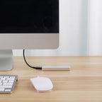 ORICO PVM2-C3 M.2 M-Key to USB 3.1 Gen2 USB-C / Type-C Flip Solid State Drive Enclosure, The Maximum Support Capacity: 2TB