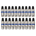10 Pairs XLR Plug Male + Female Jack Mic Jack Plug Socket Connector, 10 Pairs