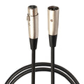 1m 3-Pin XLR Male to XLR Female MIC Shielded Cable Microphone Audio Cord, Length: 1m