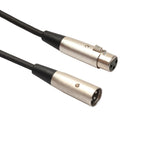 1m 3-Pin XLR Male to XLR Female MIC Shielded Cable Microphone Audio Cord, Length: 1m