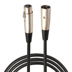 1.8m 3-Pin XLR Male to XLR Female MIC Shielded Cable Microphone Audio Cord, Length: 1.8m