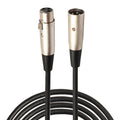 3m 3-Pin XLR Male to XLR Female MIC Shielded Cable Microphone Audio Cord, Length: 3m
