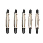 5 Pairs 3 Pin XLR Plug Male + Female Jack Mic Jack Plug Socket Connector, 5 Pairs